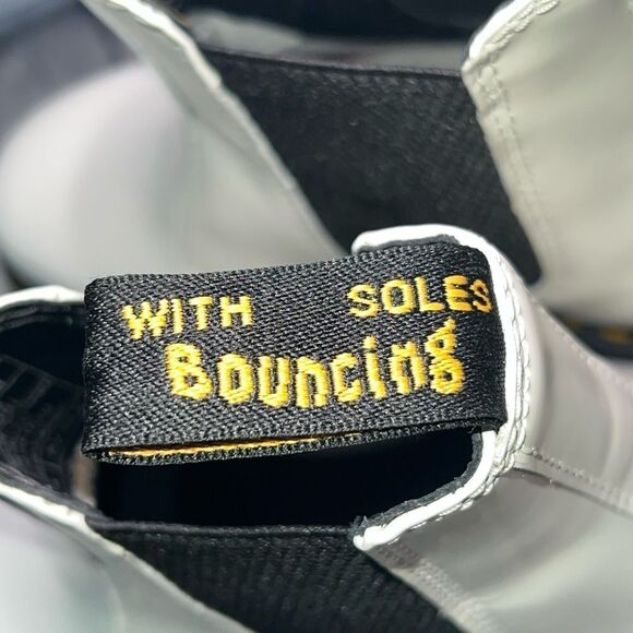 Doc Martens 2976 Quad White Chelsea Boots‎ Mens Size 7 - NEW WITH TAGS 💯🔥 - Picture 4 of 8